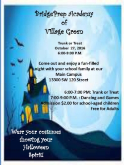 Trunk or Treat 10/27/2016 6-9PM